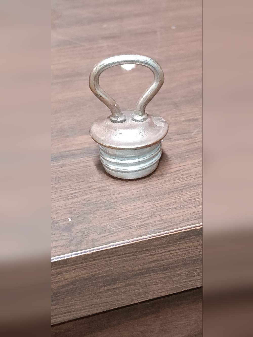 World War 1 Era Vintage-Style Round Metal Flask in Silver - Picture 8 of 16